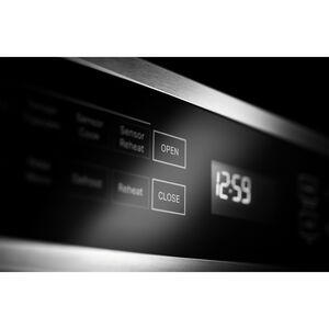 JennAir Noir 24 in. 1.2 cu. ft. 950W Drawer Microwave with Sensor Cooking - Floating Glass Black, , hires
