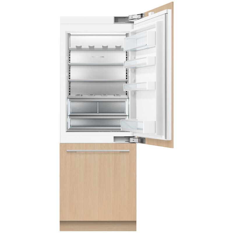 Fisher & Paykel Series 11 30 in. 15.8 cu. ft. Built-In Counter Depth Bottom Freezer Refrigerator with Internal Water Dispenser - Custom Panel Ready, , hires