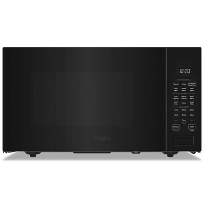 Whirlpool 22 in. 1.6 cu. ft. Countertop Microwave with 10 Power Levels & Sensor Cooking - Black | WMCS7022PB