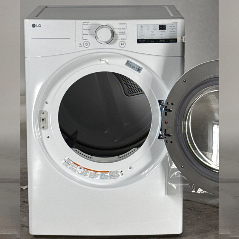 LG 27 in. 7.4 cu. ft. Stackable Gas Dryer with Sensor Dry Technology - White (Open Box Excellent Condition), , hires