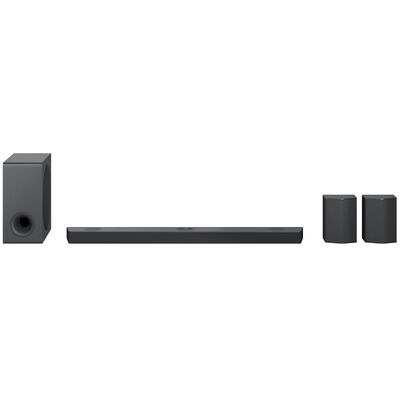 LG - 9.1.3ch Dolby Atmos Soundbar with Wireless Subwoofer and Rear Speakers - Black | S95QR