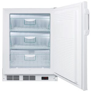Summit Accucold 24 in. 3.5 cu. ft. Built-in Triple-Drawers Compact Upright Freezer - White, , hires
