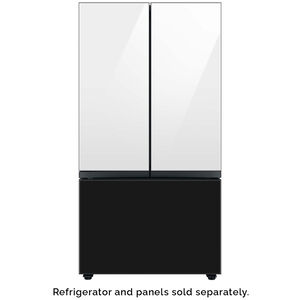 Samsung BESPOKE 3-Door French Door Bottom Panel for Refrigerators - Charcoal Glass, , hires