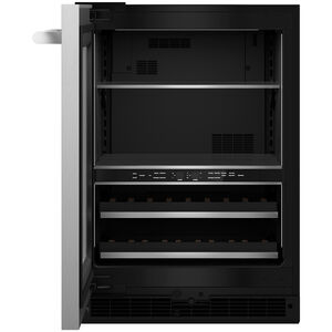 JennAir Rise Series 24 in. 5.0 cu. ft. Built-In Beverage Center with Fixed Shelves & Digital Control - Stainless Steel, , hires