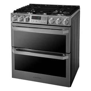 LG Signature Signature Series 30 in. 7.3 cu. ft. Smart True European Convection Double Oven Slide-In Dual Fuel Range with 4 Sealed Burners & Griddle - Stainless Steel, , hires