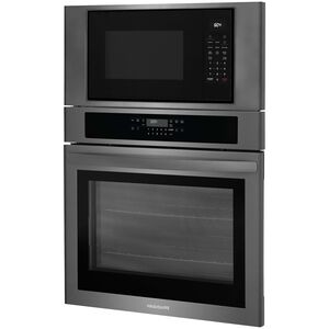 Frigidaire 30 in. 6.9 cu. ft. Electric Microwave/Wall Oven Combo with Standard Convection & Sensor Cooking - Black Stainless Steel, , hires
