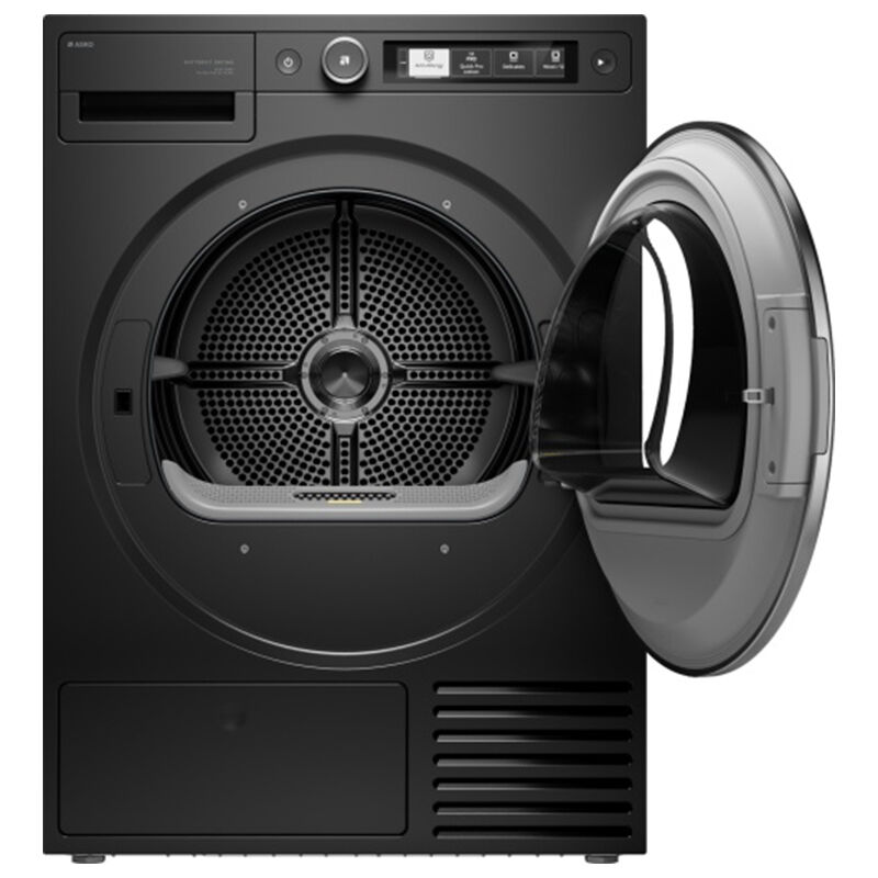 Asko 5-Series 24 in. 5.2 cu. ft. Smart Stackable Ventless Electric Dryer with Heat Pump & Sensor Dry - Graphite Black, Graphite Black, hires