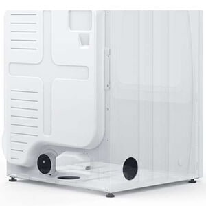 Midea 27 in. 7.0 cu. ft. Smart Gas Dryer with Sensor Dry & Sanitize Cycle - White, White, hires