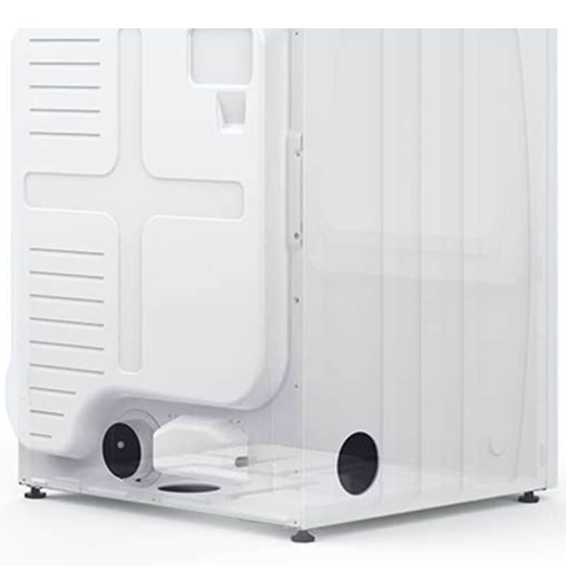 Midea 27 in. 7.0 cu. ft. Smart Gas Dryer with Sensor Dry & Sanitize Cycle - White, White, hires