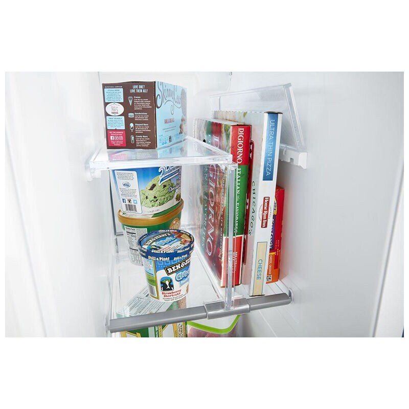 Whirlpool 36 in. 24.5 cu. ft. Side by Side Refrigerator with Ice & Water Dispenser - White, White, hires