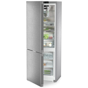 Liebherr 30 in. 16.8 cu. ft. Left-Hinged Smart Counter Depth Bottom Freezer Refrigerator with Internal Water Dispenser - Stainless Steel, , hires