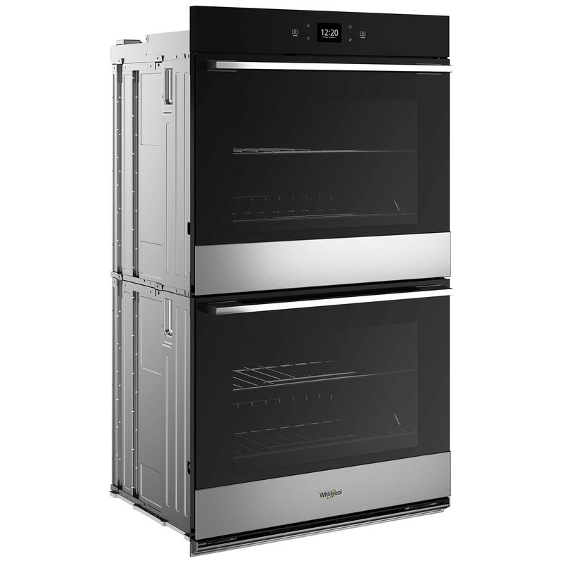 Whirlpool 30 in. 10.0 cu. ft. Electric Smart Double Wall Oven with Standard Convection & Self Clean - Fingerprint Resistant Stainless Steel, , hires
