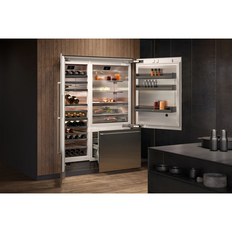 Gaggenau Vario 400 Series 36 in. Built-In 19.5 cu. ft. Smart Counter Depth Bottom Freezer Refrigerator - Custom Panel Ready, , hires