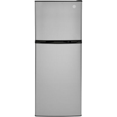 GE 24 in. 9.8 cu. ft. Counter Depth Top Freezer Refrigerator - Stainless Steel | GPV10FSNSB