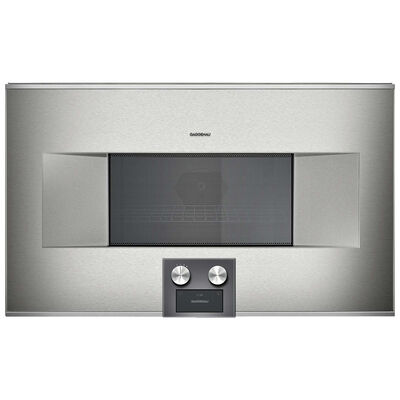 Gaggenau 400 Series 30 in. 1.3 cu. ft. Built-In Microwave with 5 Power Levels - Stainless Steel | BM484710