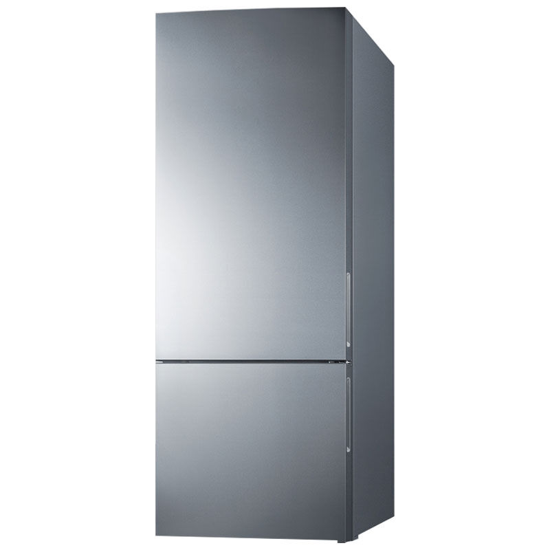 Summit 28 in. 14.8 cu. ft. Counter Depth Bottom Freezer Refrigerator - Stainless Steel, , hires