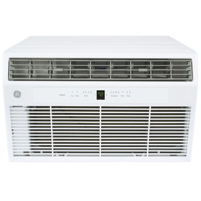 GE 10,000 BTU Through-the-Wall Air Conditioner with 3 Fan Speeds, Sleep Mode & Remote Control - White | AKCQ10ACJ