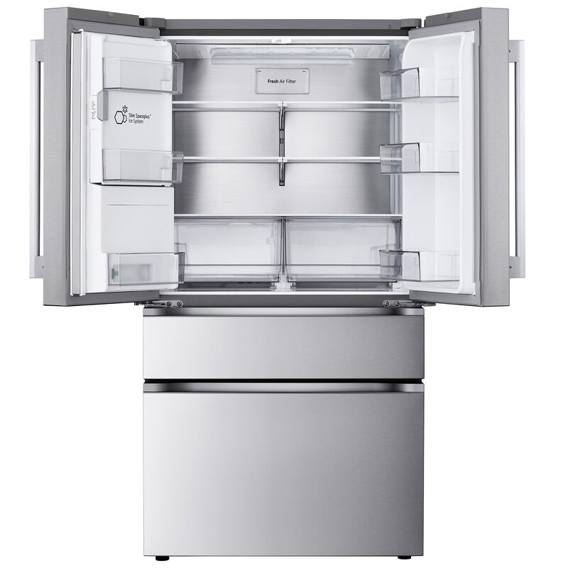 LG 36 in. 28.6 cu. ft. Smart 4-Door French Door Refrigerator with Ice & Water Dispenser - PrintProof Stainless Stee, , hires