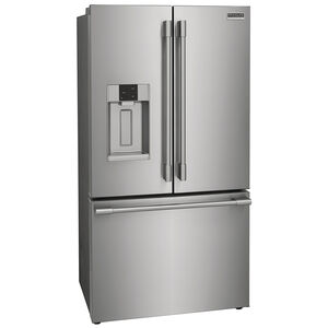 Frigidaire Professional 36 in. 22.6 cu. ft. Counter Depth French Door Refrigerator with Ice & Water Dispenser - Stainless Steel, , hires