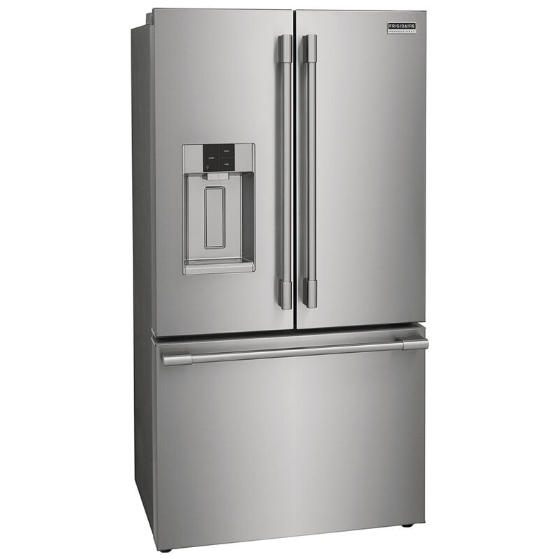 Frigidaire Professional 36 in. 22.6 cu. ft. Counter Depth French Door Refrigerator with Ice & Water Dispenser - Stainless Steel, , hires