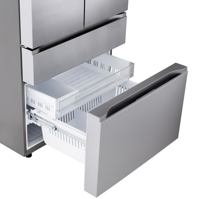 LG 36 in. 29.6 cu. ft. Smart 4-Door French Door Refrigerator with Internal Water Dispenser - PrintProof Stainless Steel, , hires