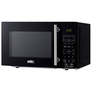 Summit 18 in. 0.7 cu. ft. 700W Countertop Microwave - Black, , hires
