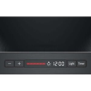 Bosch 800 Series 36 in. Convertible Chimney Style Range Hood with 600 CFM, 4 Fan Speeds & 2 Halogen Lights - Black Stainless Steel, , hires