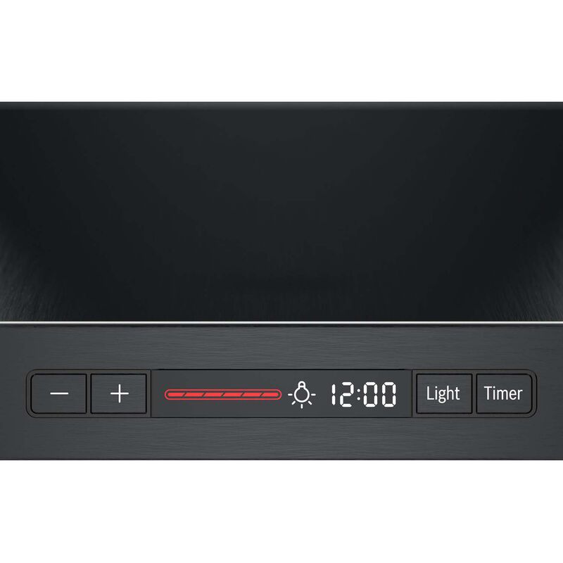 Bosch 800 Series 36 in. Convertible Chimney Style Range Hood with 600 CFM, 4 Fan Speeds & 2 Halogen Lights - Black Stainless Steel, , hires