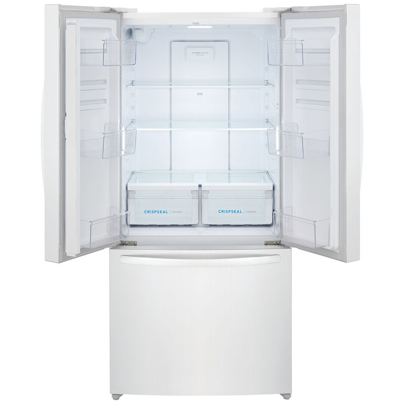 Frigidaire 32 in. 17.6 cu. ft. Counter Depth French Door Refrigerator with Ice Maker - White, , hires