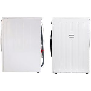 Equator Advanced 24 in. 2.47 cu. ft. Electric Front Load Laundry Center with Sensor Dry, Pet & Sanitize Cycle - White, , hires