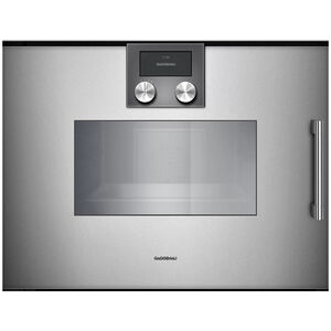 Gaggenau 200 Series 24 in. 1.5 cu. ft. Electric Steam Wall Oven with Standard Convection & Self Clean - Stainless Steel, , hires