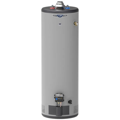 GE RealMax Choice LP Gas 40 Gallon Tall Water Heater with 8-Year Parts Warranty | GP40T08BXR