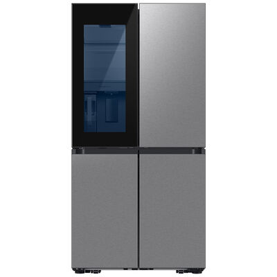 Samsung Bespoke 36 in. 28.6 cu. ft. Smart 4-Door Flex French Door Refrigerator with Beverage Center & Internal Water Dispenser - Fingerprint Resistant Stainless Steel | RF29DB9700QL