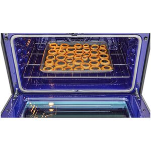 LG 30 in. 6.9 cu. ft. Smart Air-Fry True European Convection Double Oven Slide-In Gas Range with 5 Sealed Burners - Stainless Steel, , hires