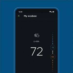 ecobee - Smart Thermostat with Voice Control - Black, , hires