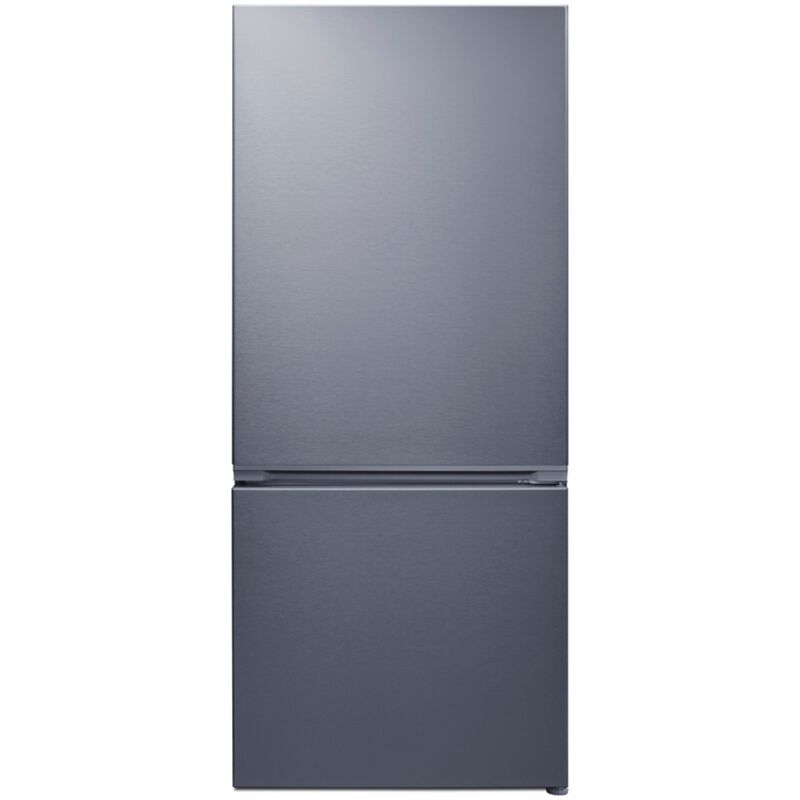 Summit 30 in. 16.1 cu. ft. Counter Depth Bottom Freezer Refrigerator - Stainless Steel, , hires