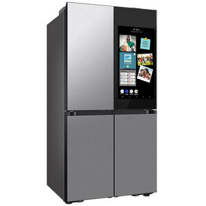 Samsung Bespoke 36 in. 28.6 cu. ft. Smart 4-Door French Door Refrigerator with Internal Water Dispenser - Fingerprint Resistant Stainless, Fingerprint Resistant Stainless, hires