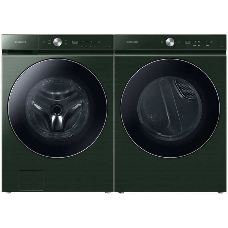 Samsung Bespoke 27 in. 7.6 cu. ft. Smart Stackable Gas Dryer with AI Optimal Dry, Super Speed Dry, Sensor Dry, Sanitize & Steam Cycle - Forest Green, , hires