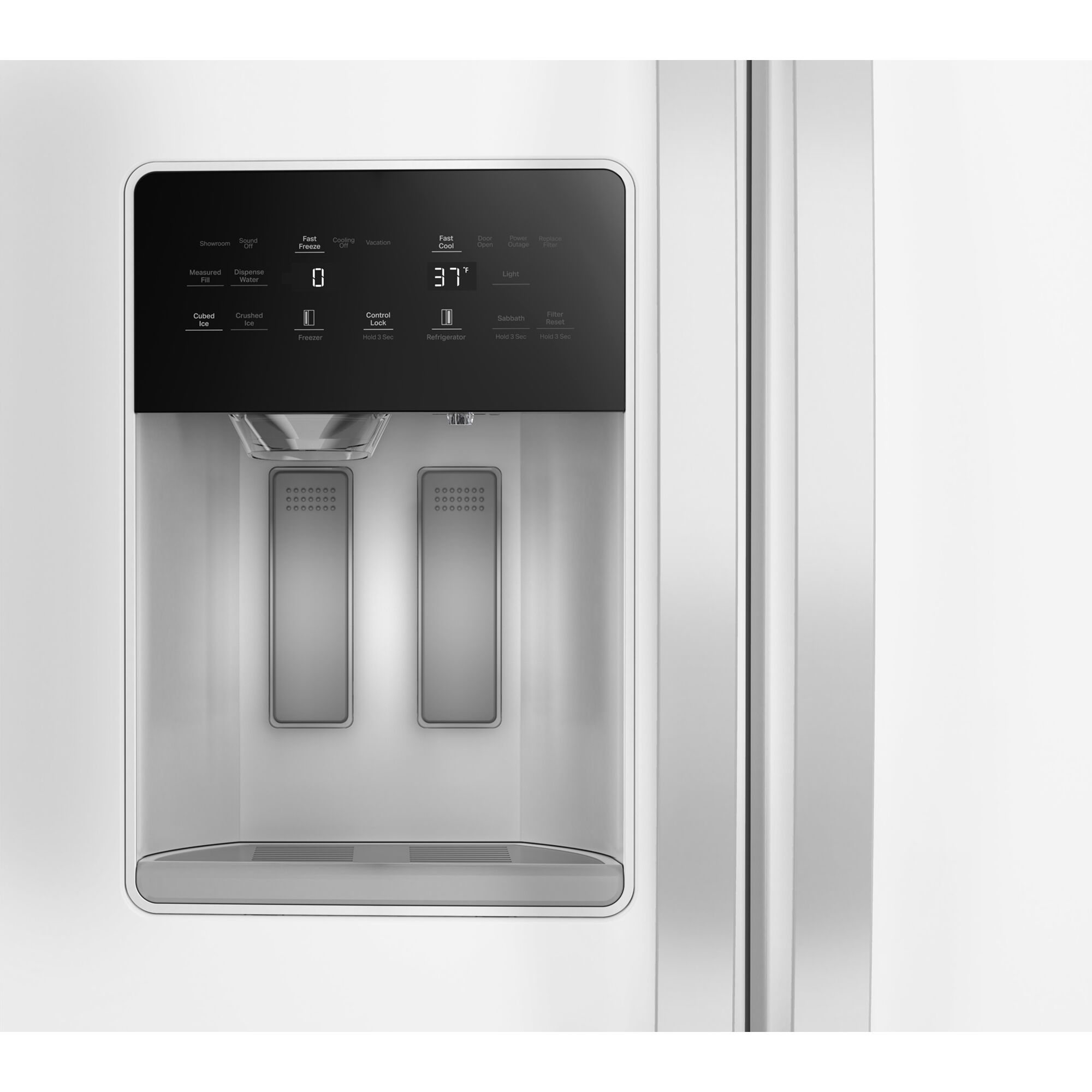 Whirlpool 36 in. 28.7 cu. ft. Side-by-Side Refrigerator with Ice