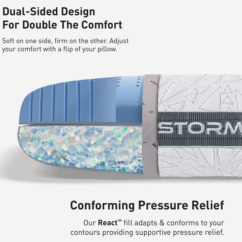 BEDGEAR Storm 2.0 Performance Standard Size Pillow, , hires