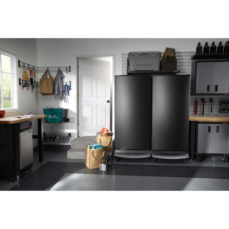 Gladiator 31 in. 17.8 cu. ft. Garage-Ready Upright Freezer with Adjustable Shelves - Black, , hires