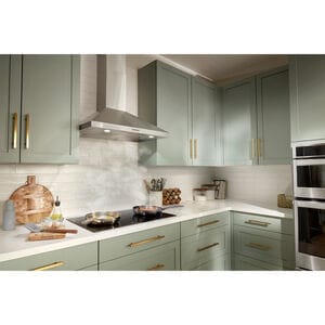 Whirlpool 30 in. Convertible Chimney Style Range Hood with 300 CFM, 3 Fan Speeds & 2 LED Lights - Stainless Steel, , hires