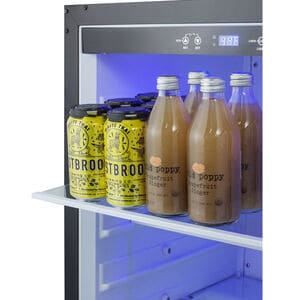 Summit 24 in. 4.6 cu. ft. Outdoor Mini Fridge - Stainless Steel, , hires