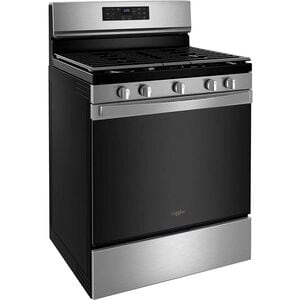 Whirlpool 30 in. 5 cu. ft. Air Fry Standard Convection Gas Range with 5 Sealed Burners - Stainless Steel, , hires
