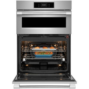 Frigidaire Professional 30 in. 7 cu. ft. Steam Electric Microwave/Wall Oven Combo with True European Convection - Stainless Steel, , hires
