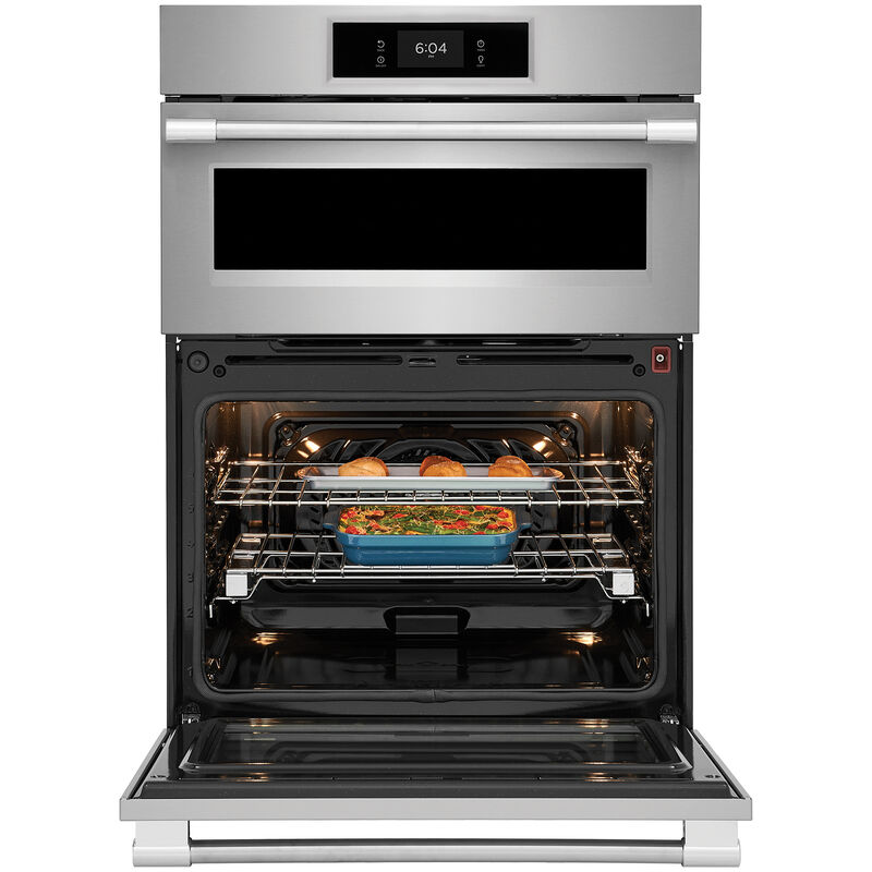 Frigidaire Professional 30 in. 7.0 cu. ft. Electric Oven/Microwave Combo Wall Oven with True European Convection & Self Clean - Stainless Steel, , hires