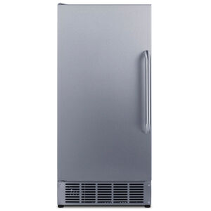 Summit 15 in. Built-In Undercounter Outdoor Commercial-Use Ice Maker with 25 lb. Ice Storage, Auto-Defrost & Digital Control - Stainless Steel, , hires