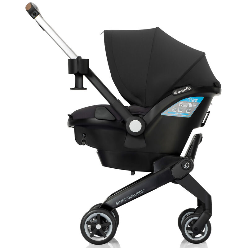 Evenflo Shyft DualRide with Carryall Storage Infant Car Seat & Stroller Combo - Sylva Pink, Sylva Pink, hires