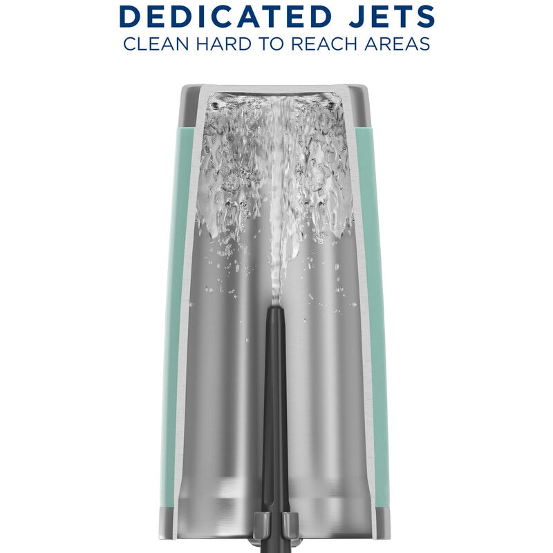 GE 24 in. Top Control Flush-Mount Dishwasher with 45 dBa Sound Level, 3rd-Rack & Dry Boost - Fingerprint Resistant Stainless, Fingerprint Resistant Stainless, hires