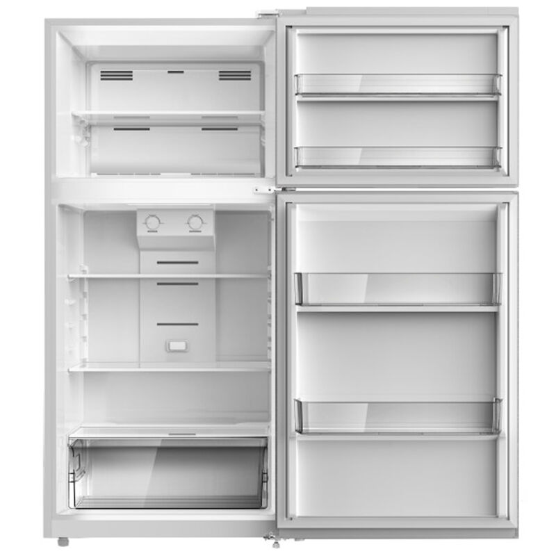 Avanti 28 in. 14.0 cu. ft. Counter Depth Top Freezer Refrigerator - White, White, hires